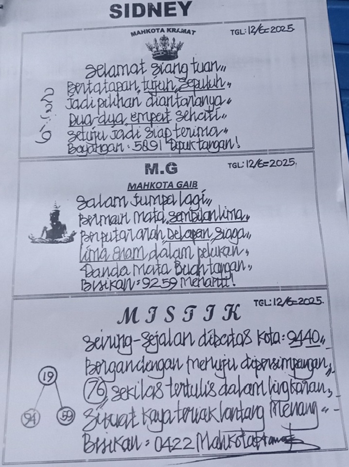 Syair sdy
