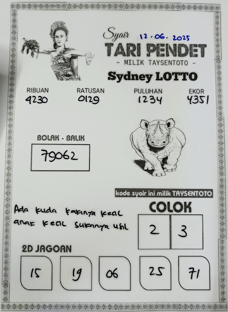 Syair sdy