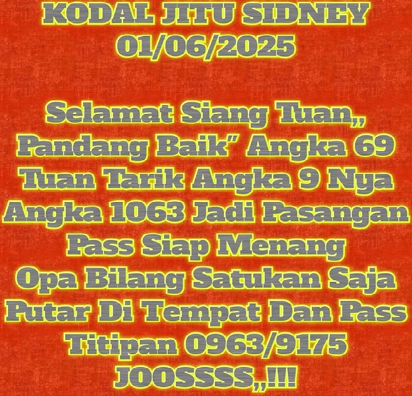 Syair sdy