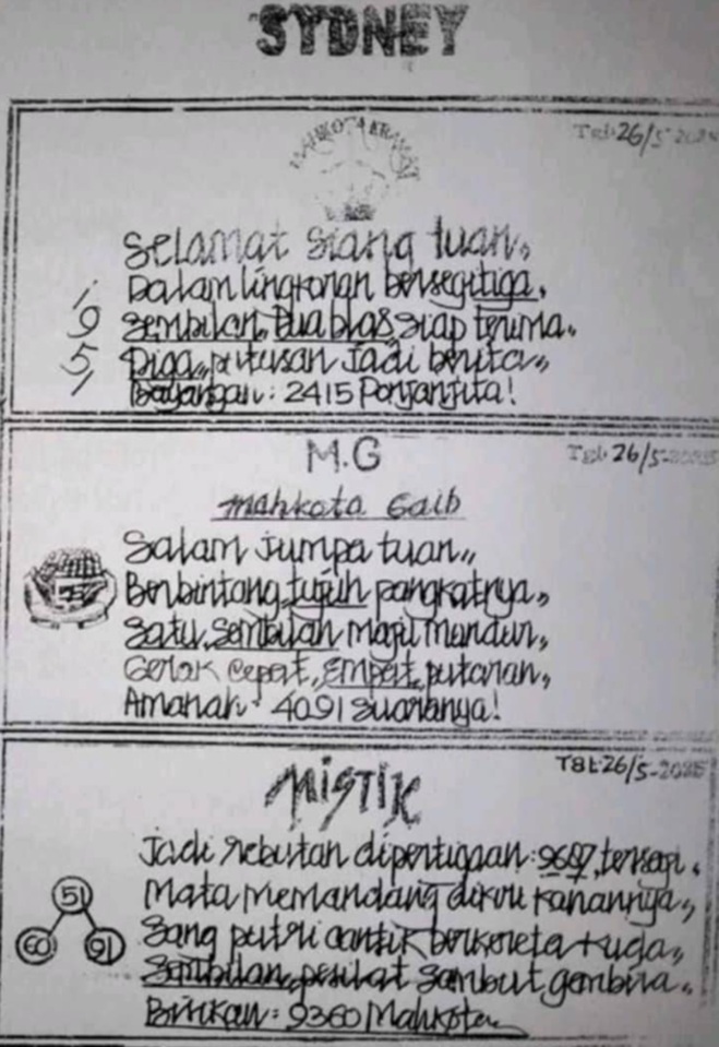 Syair sdy