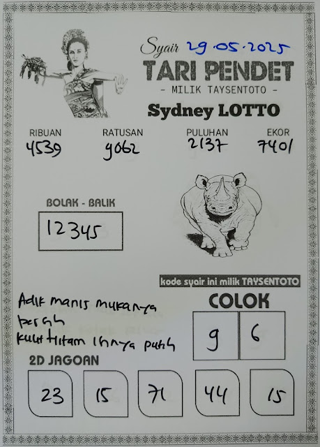 Syair sdy