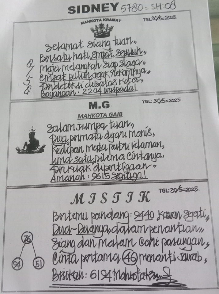 Syair sdy