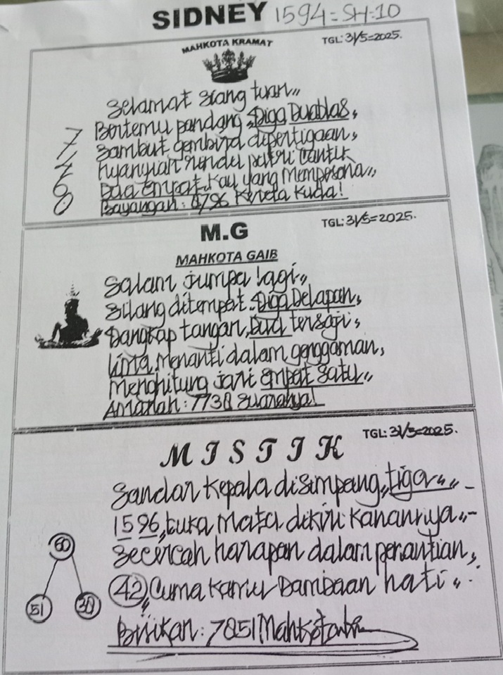 Syair sdy