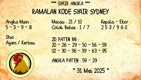 Syair sdy