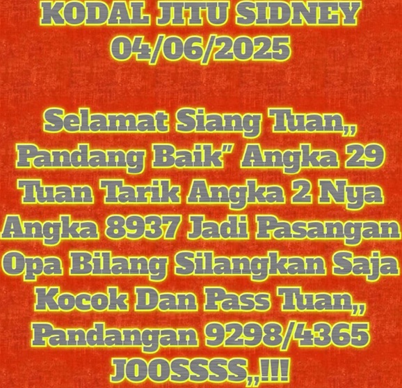 Syair sdy