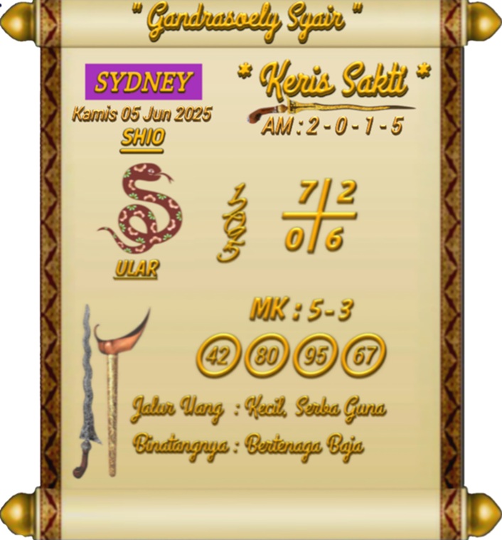 Syair sdy