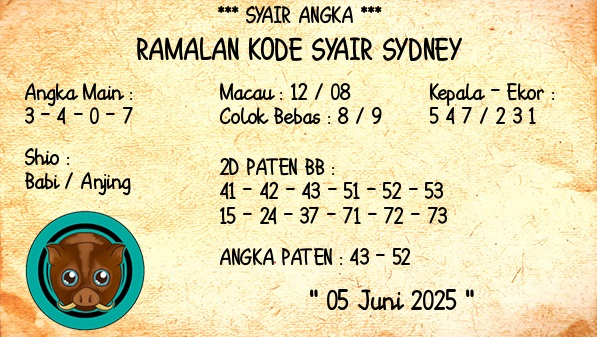 Syair sdy