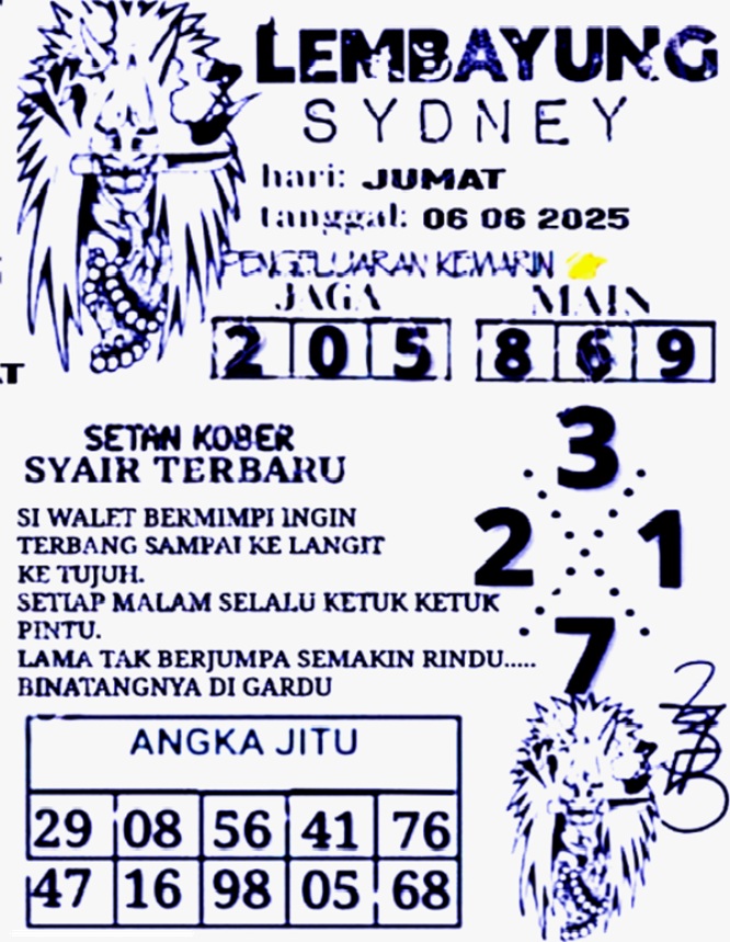 Syair sdy