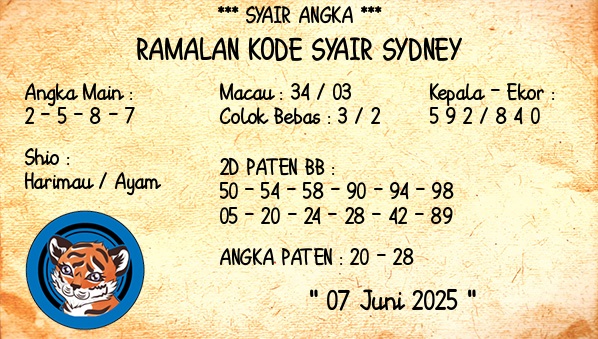 Syair sdy