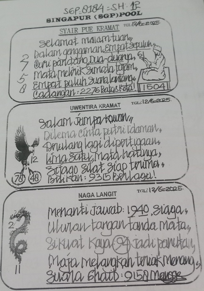 Syair sgp