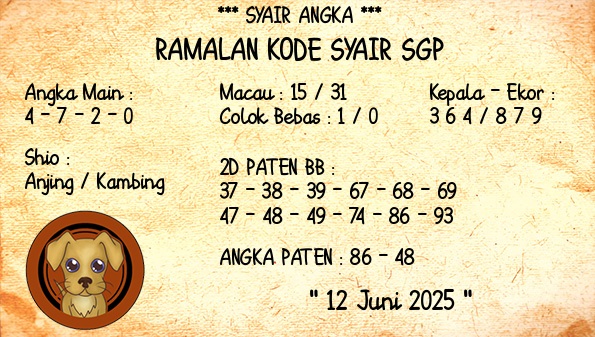 Syair sgp