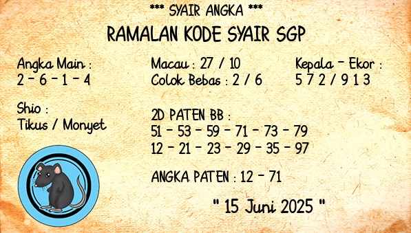 Syair sgp