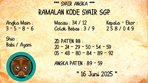 Syair sgp