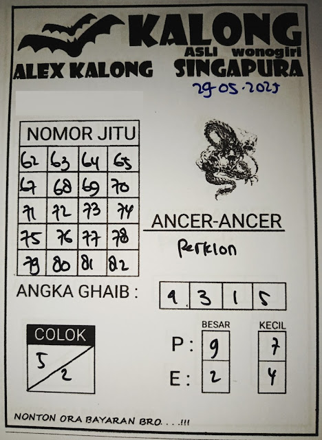 Syair SGP