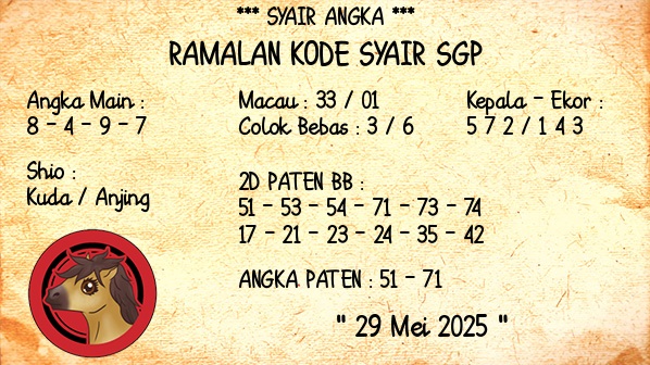 Syair SGP