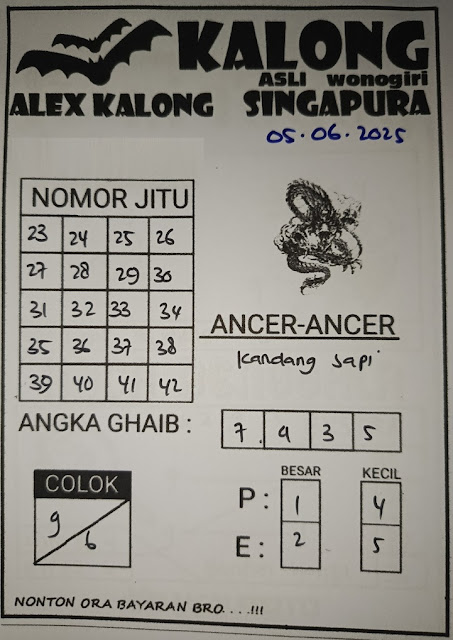 Syair SGP