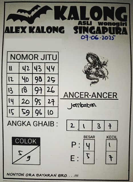 Syair SGP
